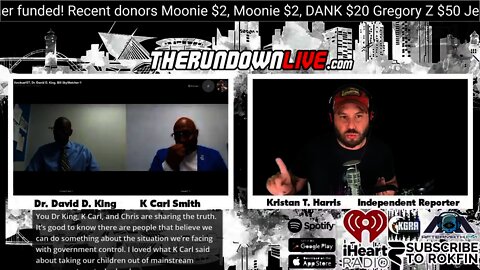 The Rundown Live #762 - Dr David D King & K Carl Smith