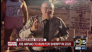 Arpaio to run for Maricopa County Sheriff in 2020