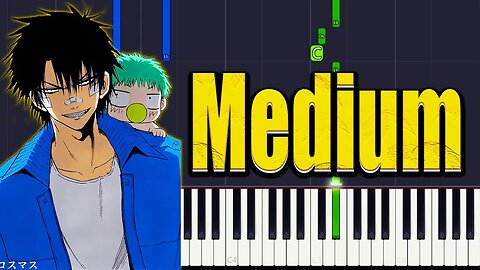 Beelzebub OP 2 - Medium Piano Tutorial + Music Sheets