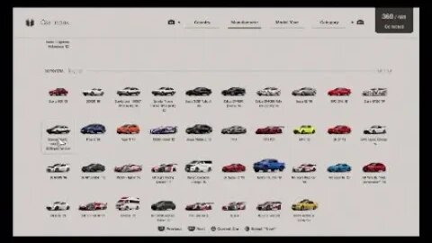 Car collection 76% complete by mfg then by year - USA_Sammy_ in #GranTurismo7 on #PS4