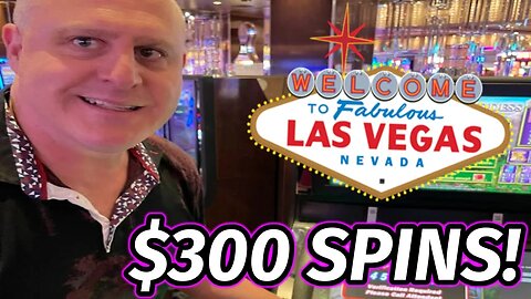 GOING WILD IN LAS VEGAS BETTING $300/SPIN ON SLOTS!