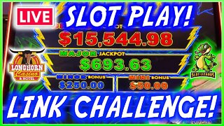 🔴 MORE LIVE SLOTS! LIGHTNING LINK GRAND JACKPOT CHALLENGE AT LONGHORN CASINO