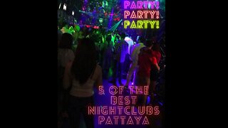 Pattaya The Best 5 nightclubs , Thailand#shorts