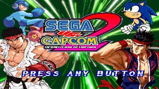 Sega Vs Capcom 2 Chunli e Alex Vs Pai e Knuckles