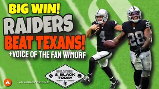 Raiders vs. Texans Postgame Reaction: Jacobs Leads Silver & Black to Big Win