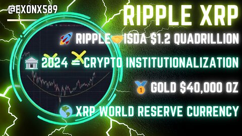 🚀 #RIPPLE🤝#ISDA $1.2 QUAD🏦 2024 = CRYPTO INSTIT🪙 #GOLD $40,000 OZ 🥇🌎 #XRP WORLD RESERVE CURRENCY