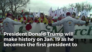 President Trump Makes History, 1st President To Address March For Life