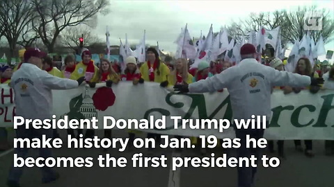 President Trump Makes History, 1st President To Address March For Life