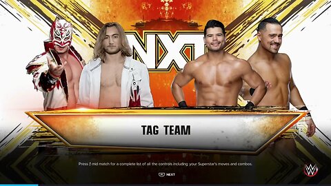 NXT Nathan Frazer & Dragon Lee vs Los Lotharios