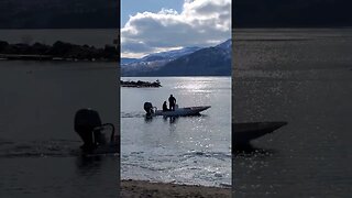 Winter Boat Test - Skaha Lake