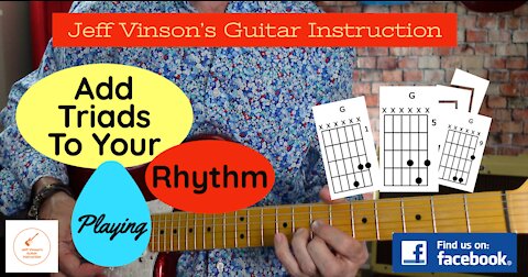 Guitar Lesson: Using Triads in your rhythm playing