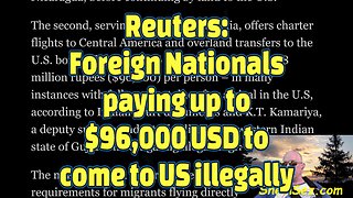 Reuters: Foreign Nationals paying up to $96,000 USD to come to US illegally-570