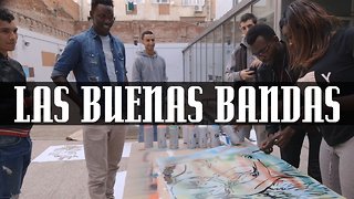 Los inmigrantes grafiteros con un buen objetivo