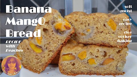 Banana Mango Bread Recipe | Moist and Soft Bread | EASY RICE COOKER CAKE RECIPES