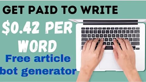 Get paid $0.4 per word - How To Make Money Online By Writing Articles