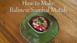 Balinese Sambal Matah