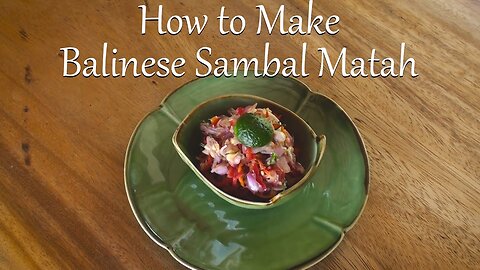 Balinese Sambal Matah