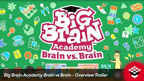 Big Brain Academy Brain vs Brain - Overview Trailer | Nintendo Switch