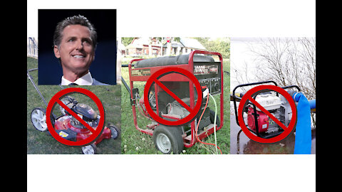 REPORT: California law bans small off-road gas engines, including lawnmowers and chainsaws