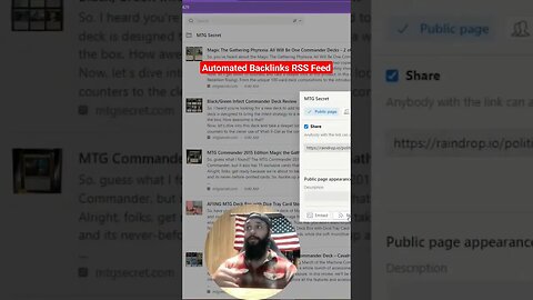 Automated Backlinks RSS Feed #websitegrowth