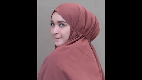 most popular cute indonesian hijaber on tiktok