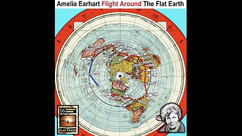 Flight Routes using the Flat Earth Map
