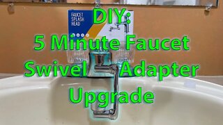 DIY: 5 Minute Faucet Upgrade (No Plumbing!)