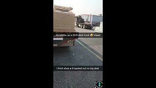 Viewer Submission! 33500 lbs loaded on a 22FT Truck! 🫣🫣