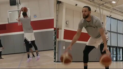 Stephen Curry TOUGH workout preparing for the Olympics with Team USA