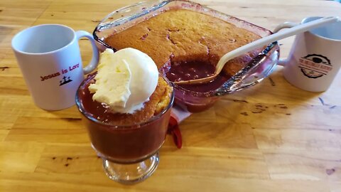New!! - Cherry Cobbler That's Bowl Licking Good (Giveaway is Over) The Hillbilly Kitchen
