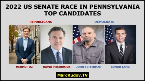 Rudov Handicaps 2022 US Senate Race in Pennsylvania