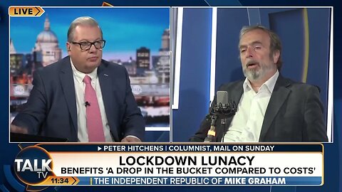 Disaster of lockdowns "evident to anyone with any grasp, very early on" - Peter Hitchens