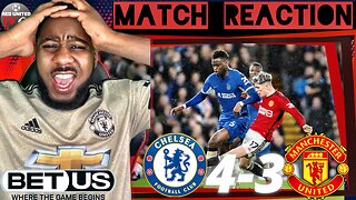 CHELSEA 4-3 MANCHESTER UNITED | FAN REACTION | Premier League - Ivorian Spice Reacts