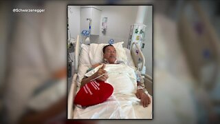 Arnold Schwarzenegger thanks Cleveland Clinic doctors, strolls through city following heart surgery