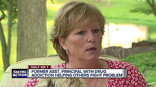 Former middle school assistant principal speaks about addiction to prescription drugs after arrest