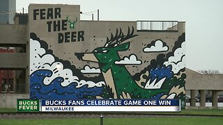 Bucks fans bask in glow of Game 1 victory against Raptors