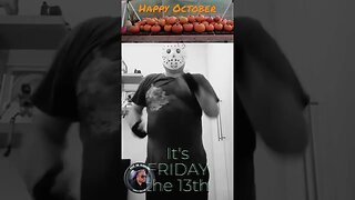 Keep on Pumpkin (Punching) - Happy October! 🎃 #HockeyMask #FridayThe13th #Shorts #Halloween