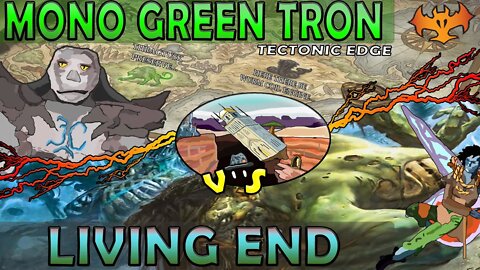 Mono Green Tron VS Living End ｜I Played the Same Guy Twice in a Row! ｜Magic The Gathering Online Modern League Match