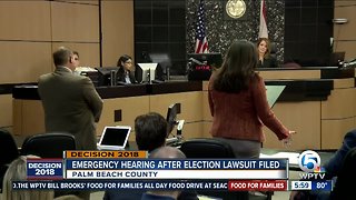 Emergency hearing afer election lawsuit filed
