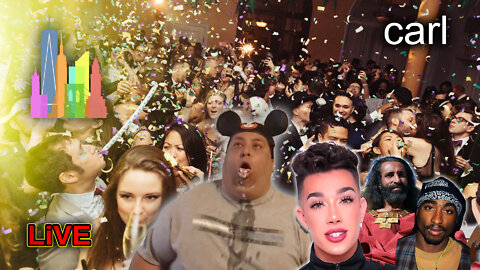 LiVE Insane NYC New Year's Eve 2022 Special feat. James Charles, Tupac Shakur and Solomon (PART 1)