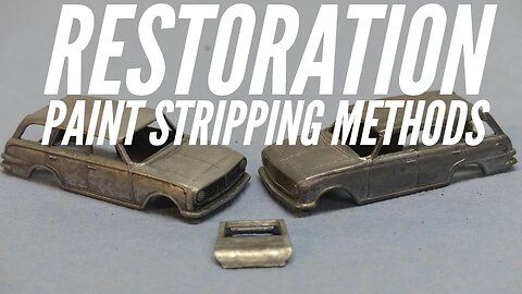 Matchbox Restoration - Paint Stripping - How to remove paint