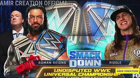 WWE 17 November 2022 Roman Reigns Vs Brock Lesnar Vs Bobby Lashley WWE Survior Series