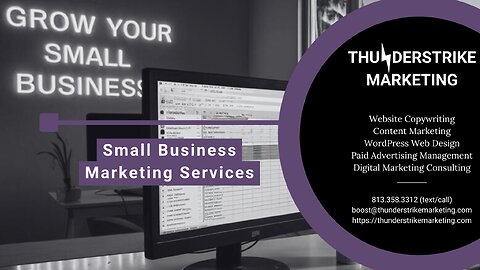 Small Business Marketing Services by Thunderstrike Marketing - Boost Your Growth