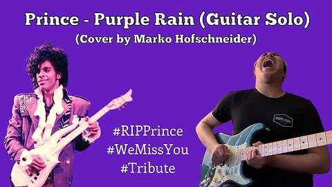 Prince - Purple Rain (Guitar Solo) (Cover by Marko Hofschneider)