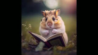 A studious mouse