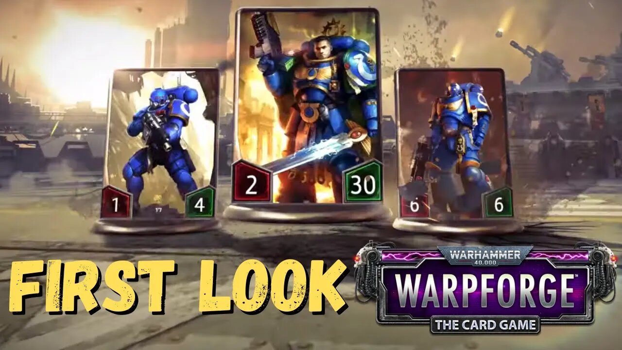 Free New Grim Dark CCG Has Insane Potential | Warhammer 40K Warpforge Demo