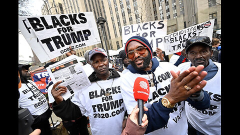 liberal satanic democrat cult klan fake news Claim Blacks for Trump Not Happening But Here's Proof!