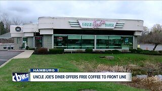 Uncle Joe's Diner offers free coffee, 10% discount to those on front lines
