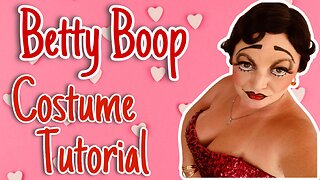 Betty Boop costume and make-up tutorial. This is Cal O'Ween!