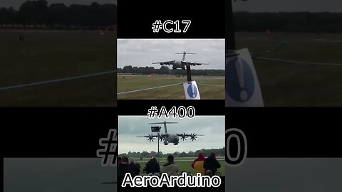 Massive Giants Landing #C17 #A400 #Aviation #Flying #AeroArduino